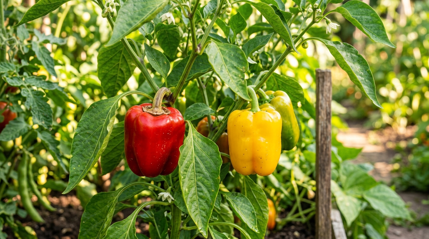Concimazione corretta per piante di peperone in orto