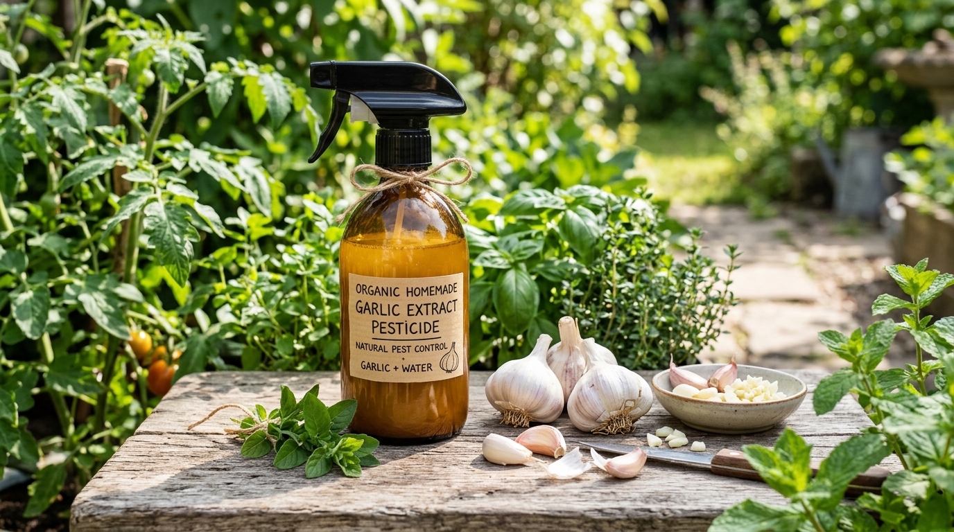 Macerato d'Aglio Repellente Fai da Te
